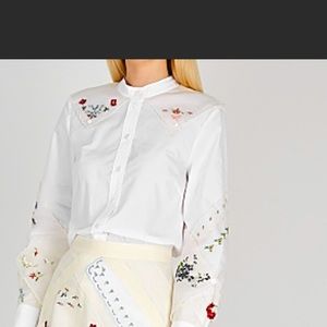 Tory Burch Handkerchief Floral Top
